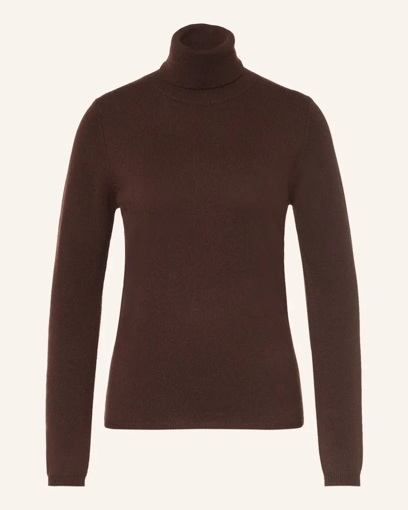 ALLUDE Rollkragenpullover Aus Cashmere braun Dunkelbraun