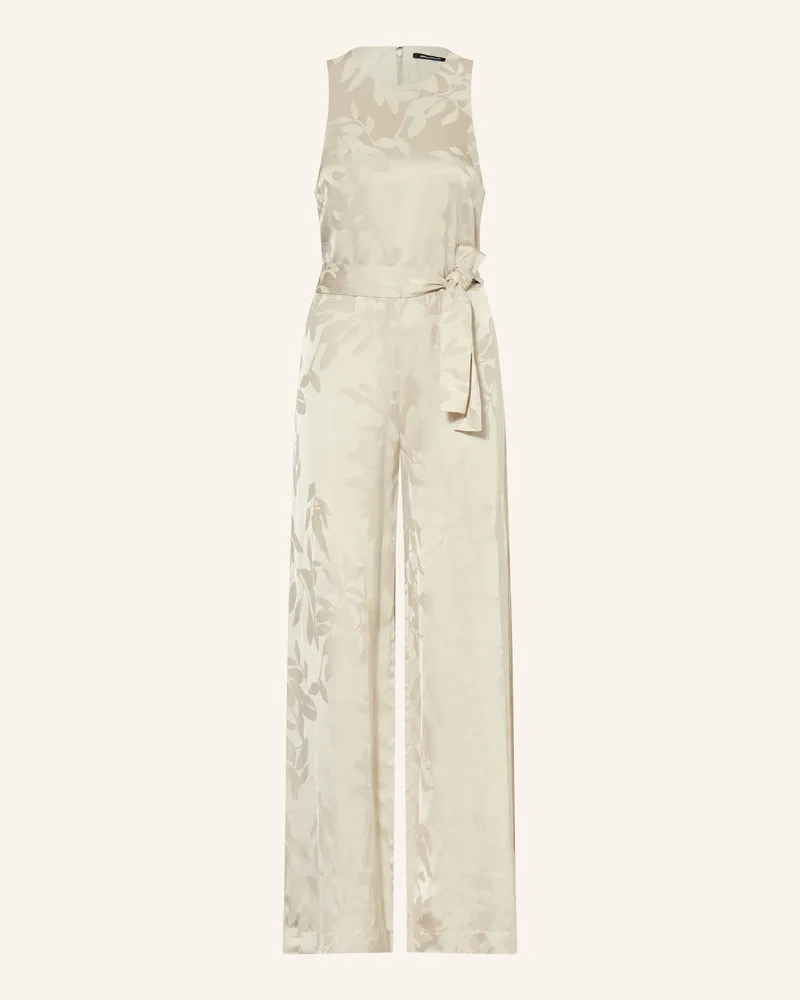 Armani Exchange Jumpsuit Aus Satin gruen Creme