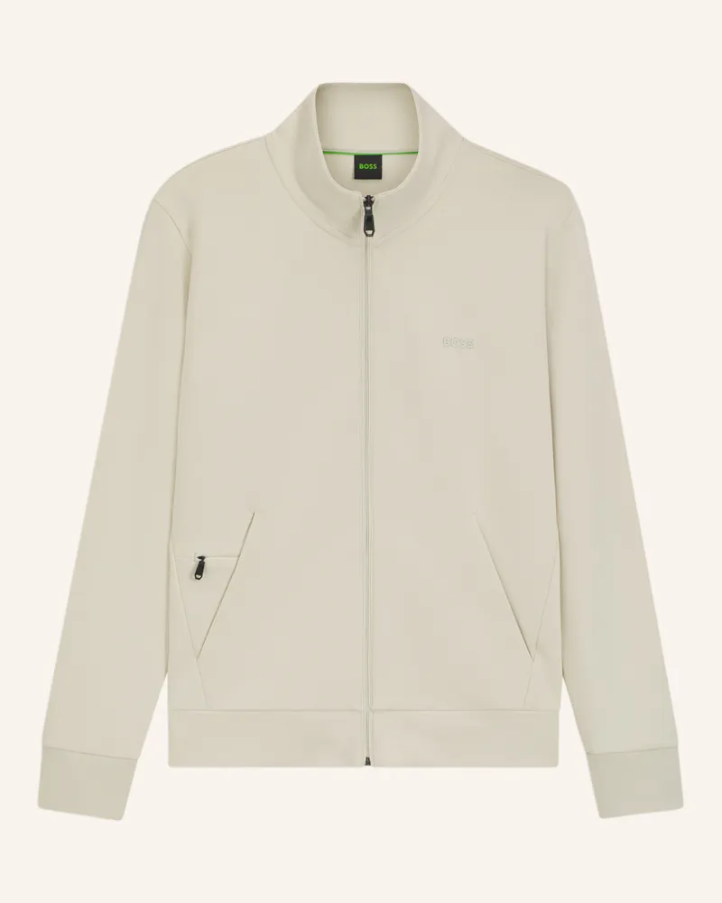 HUGO BOSS Sweatshirt SKAZ Regular Fit Weiss