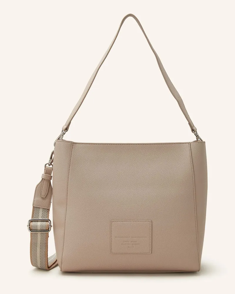 SEIDENFELT Hobo-Bag MALVIK mit Pouch Beige