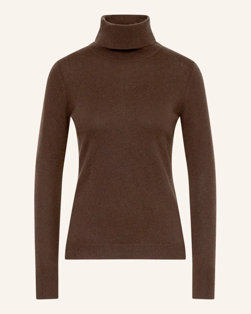 Darling Harbour Rollkragenpullover Aus Cashmere braun Dark