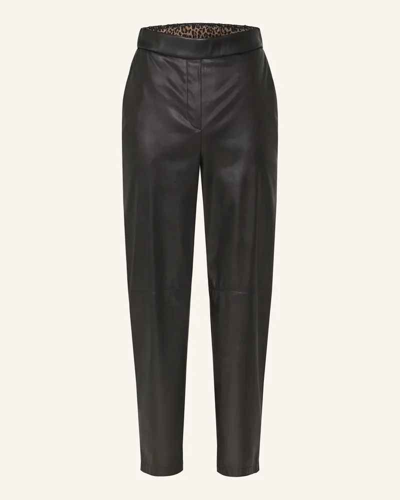 Marc Cain Hose Ranchi In Lederoptik schwarz 900