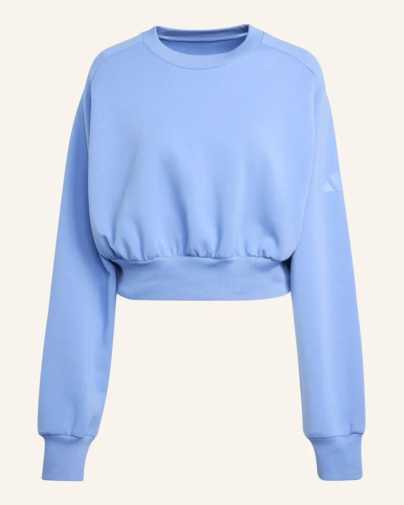 adidas SOFT LUX LOOSE SWEATSHIRT Blau