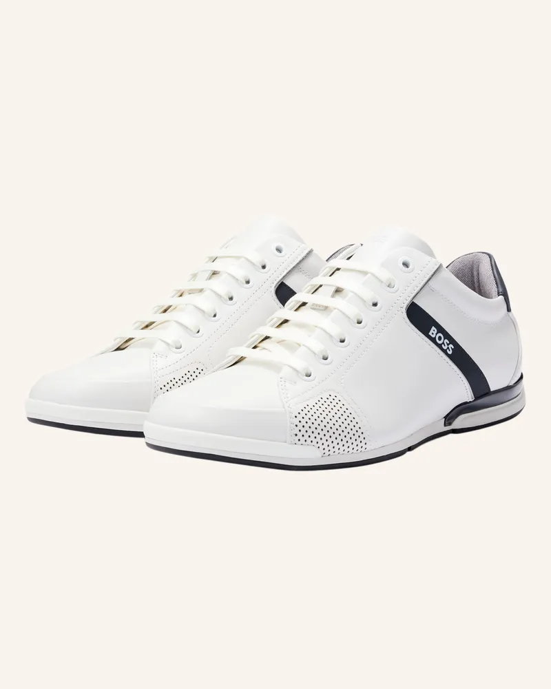 HUGO BOSS Sneaker SATURN_LOWP_LUX4 A_N Weiss
