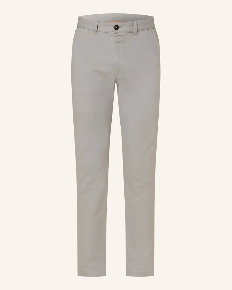 HUGO BOSS Chino Slim Fit grau Blaugrau