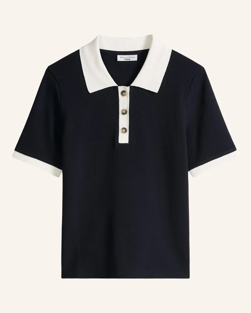 Marc O'Polo Poloshirt blau Dunkelblau