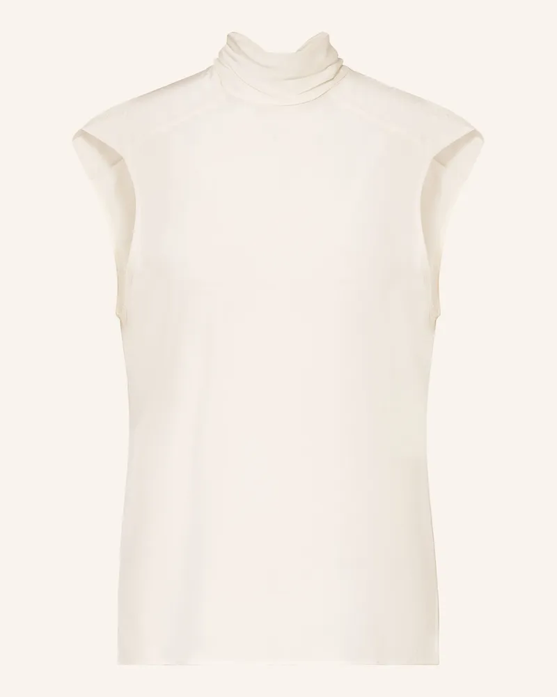 HUGO BOSS Schluppenbluse BESEI aus Seide Ecru
