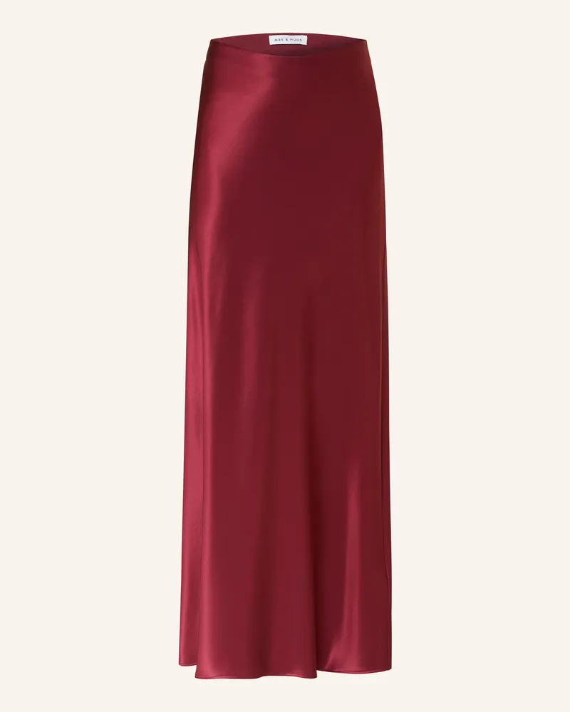 Mrs & HUGS Satinrock rot Dunkelrot