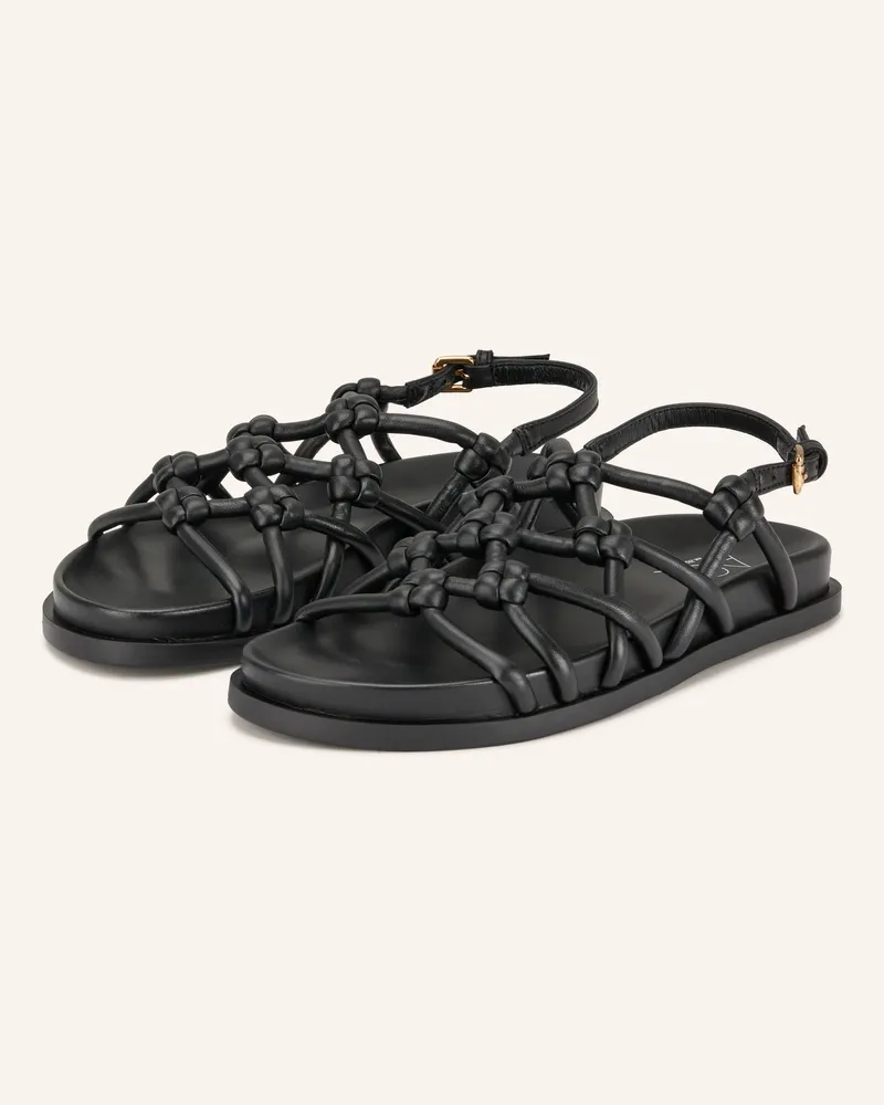 Attilio Giusti Leombruni Sandalen Cristina Knots schwarz Schwarz