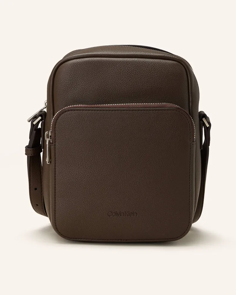 Calvin Klein Umhängetasche MICRO PEBBLE Dunkelbraun