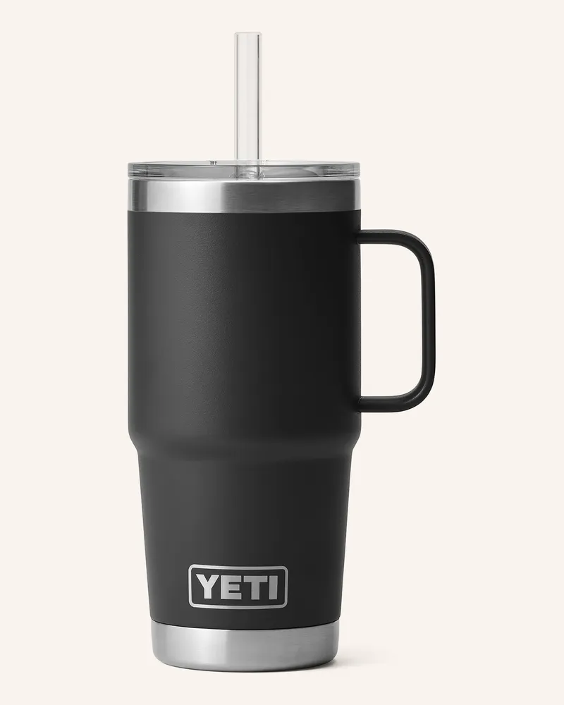 Yeti Thermobecher RAMBLER Schwarz