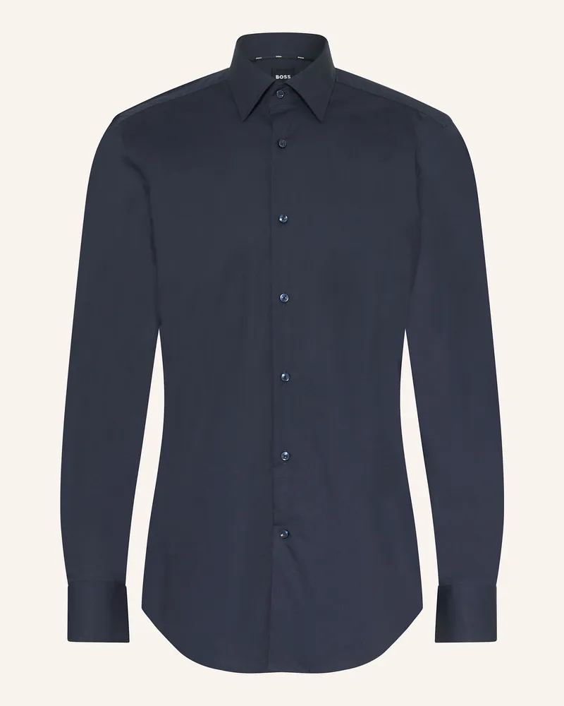 HUGO BOSS Hemd HANK Slim Fit Dunkelblau
