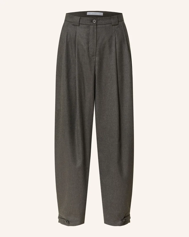 RAFFAELLO ROSSI  Flanellhose TAVIA Dunkelbraun
