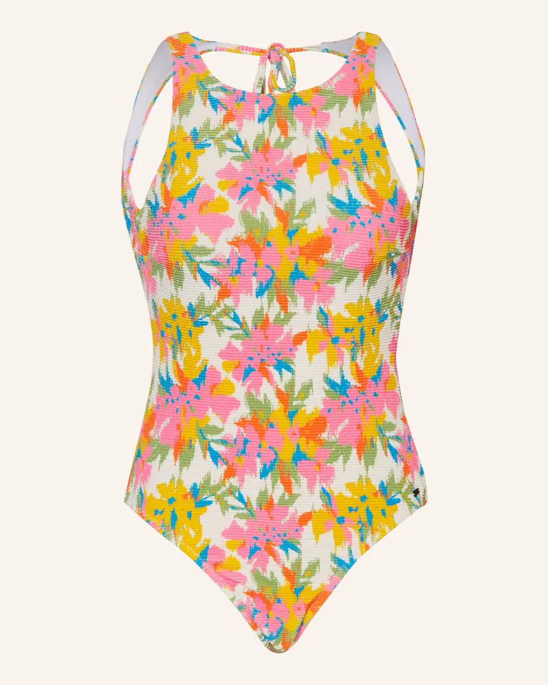 Picture High-Neck-Badeanzug KALEN mit UV-Schutz 50 Weiss