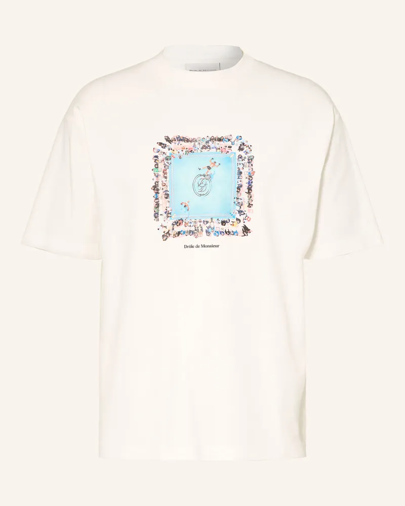Drôle de Monsieur T-Shirt weiss Weiss