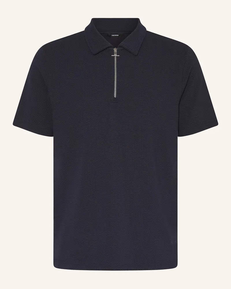 Reiss Piqué-Poloshirt Albany blau Dunkelblau