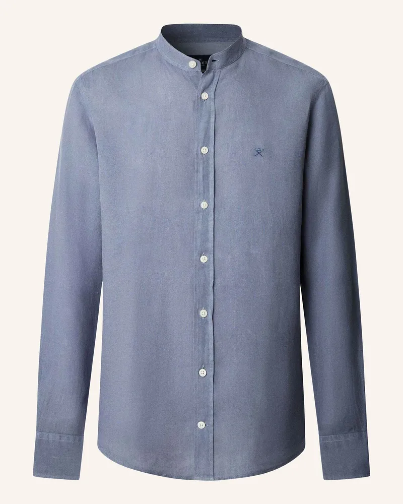 Hackett Freizeithemd Ess Gmd Linen Porter blau Blau
