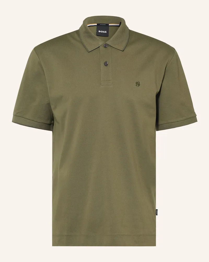HUGO BOSS Piqué-Poloshirt Parris gruen Grün