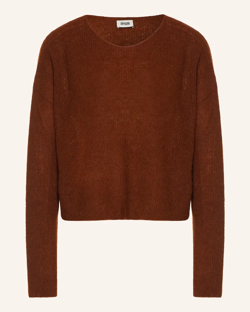 Drykorn Pullover Imeny Mit Alpaka braun Braun