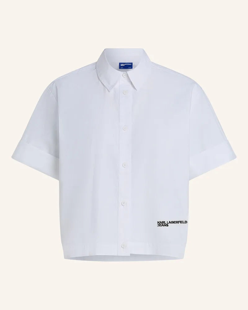 Karl Lagerfeld Bluse Weiss
