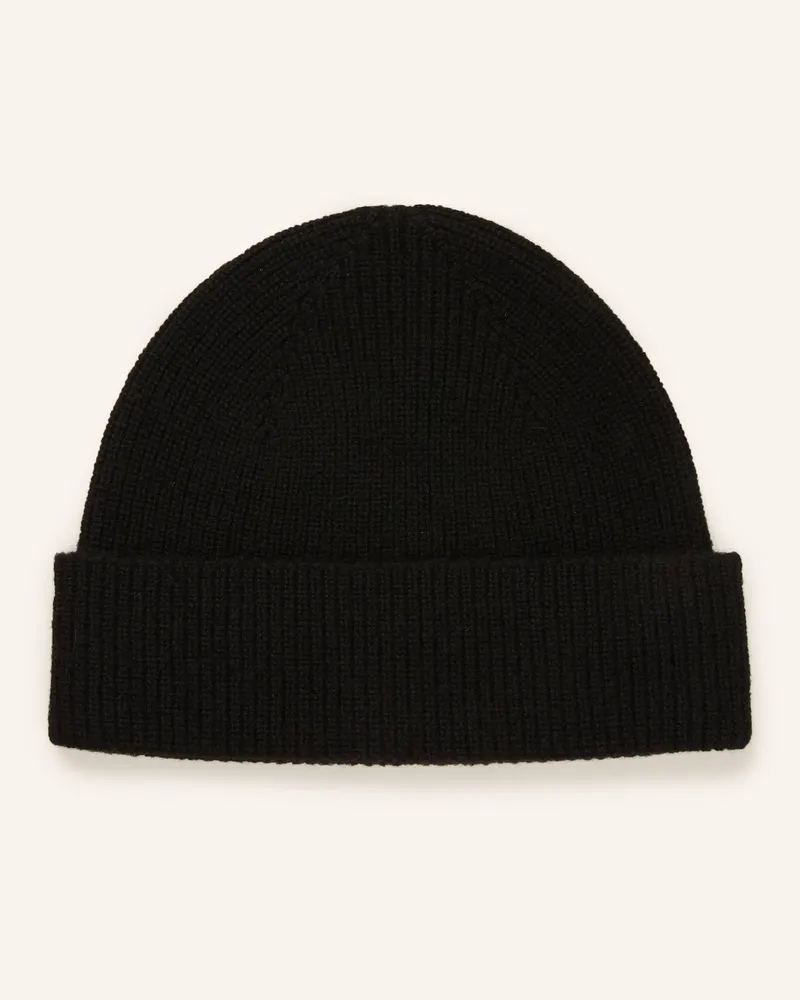 Ermenegildo Zegna Cashmere-Mütze OASI Schwarz