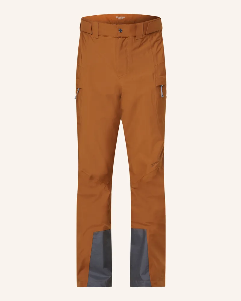 Houdini Hardshell-Skihose Ride braun Cognac