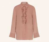 Seidenbluse SHEER DREAMS mit Rüschen