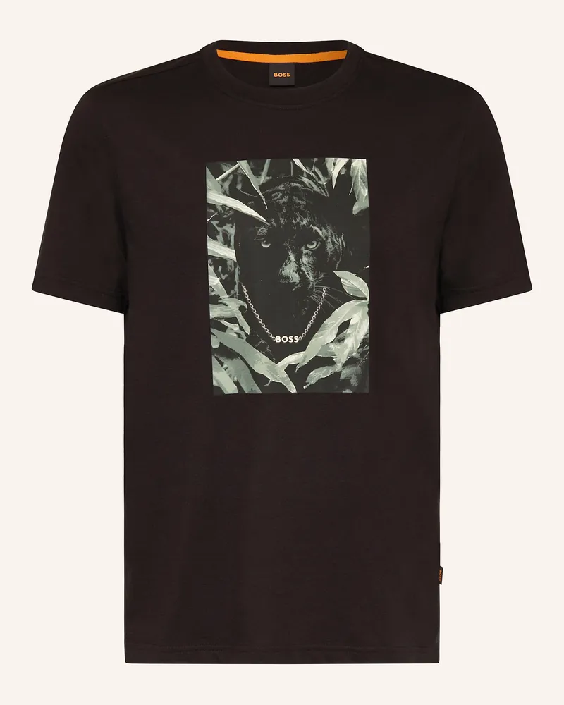 HUGO BOSS T-Shirt ANIMALI Schwarz