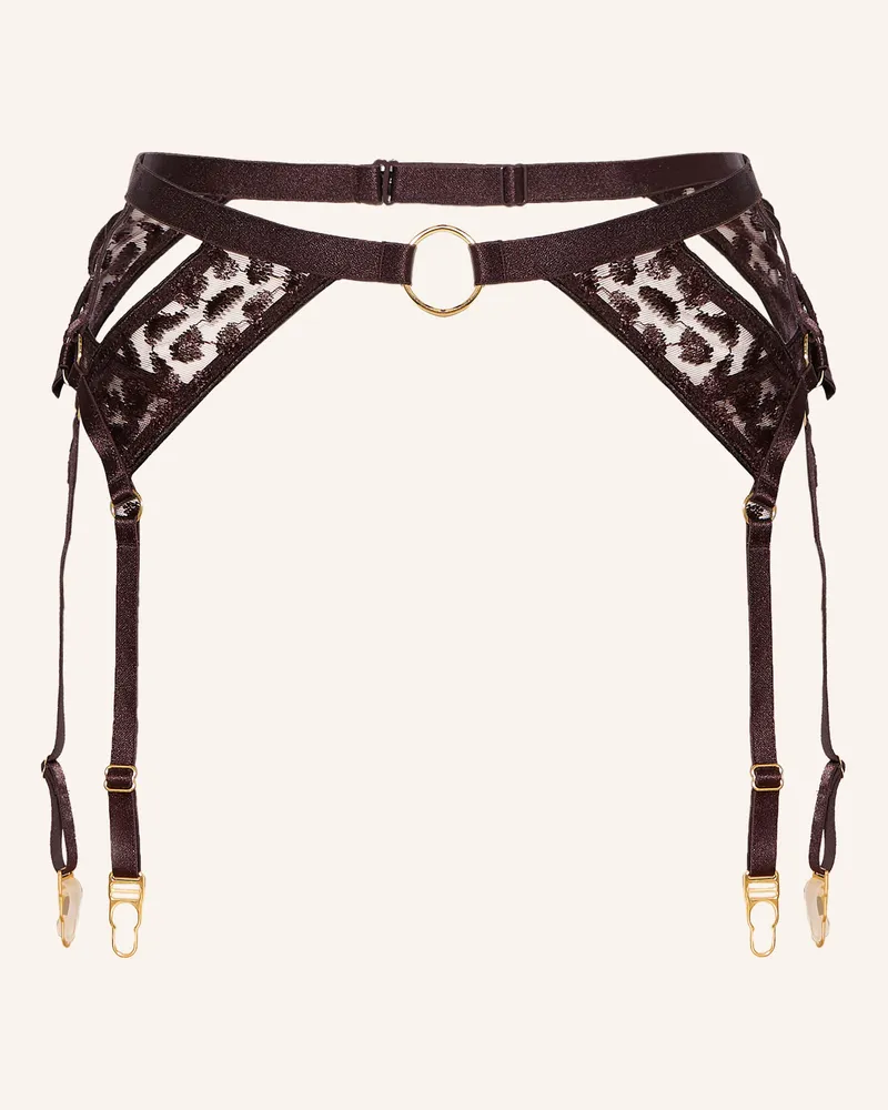 Aubade Strumpfhalter CRAZY IN LOVE Dunkelbraun