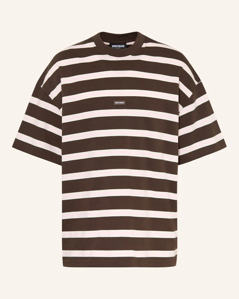 WRSTBHVR T-Shirt Setto braun Braun