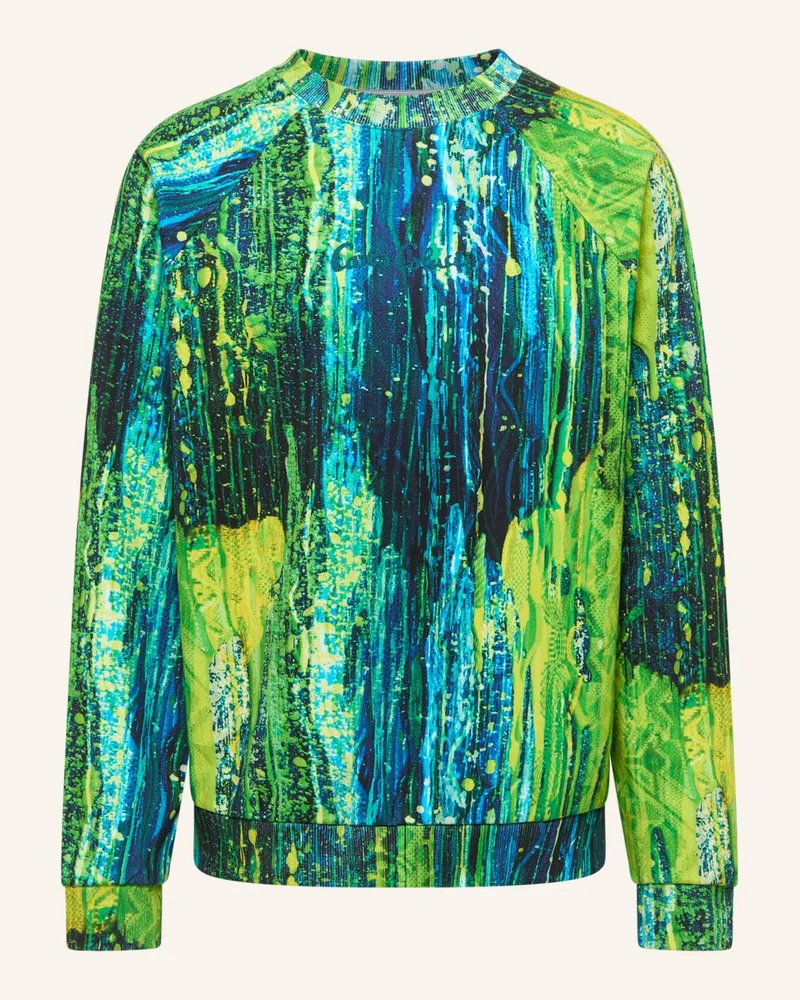 Carlo Colucci Sweatshirt - AI DRIP KNIT FAUSTER Dunkelblau