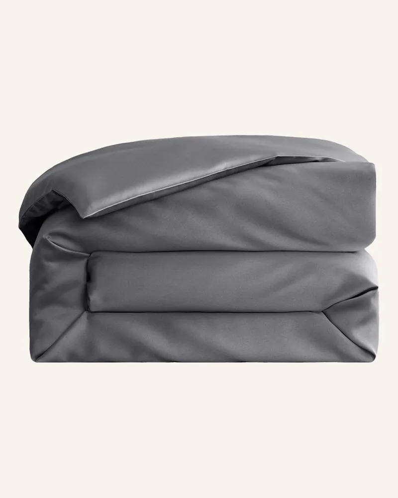 ROYFORT Bettbezug Baumwolle grau Dunkelgrau