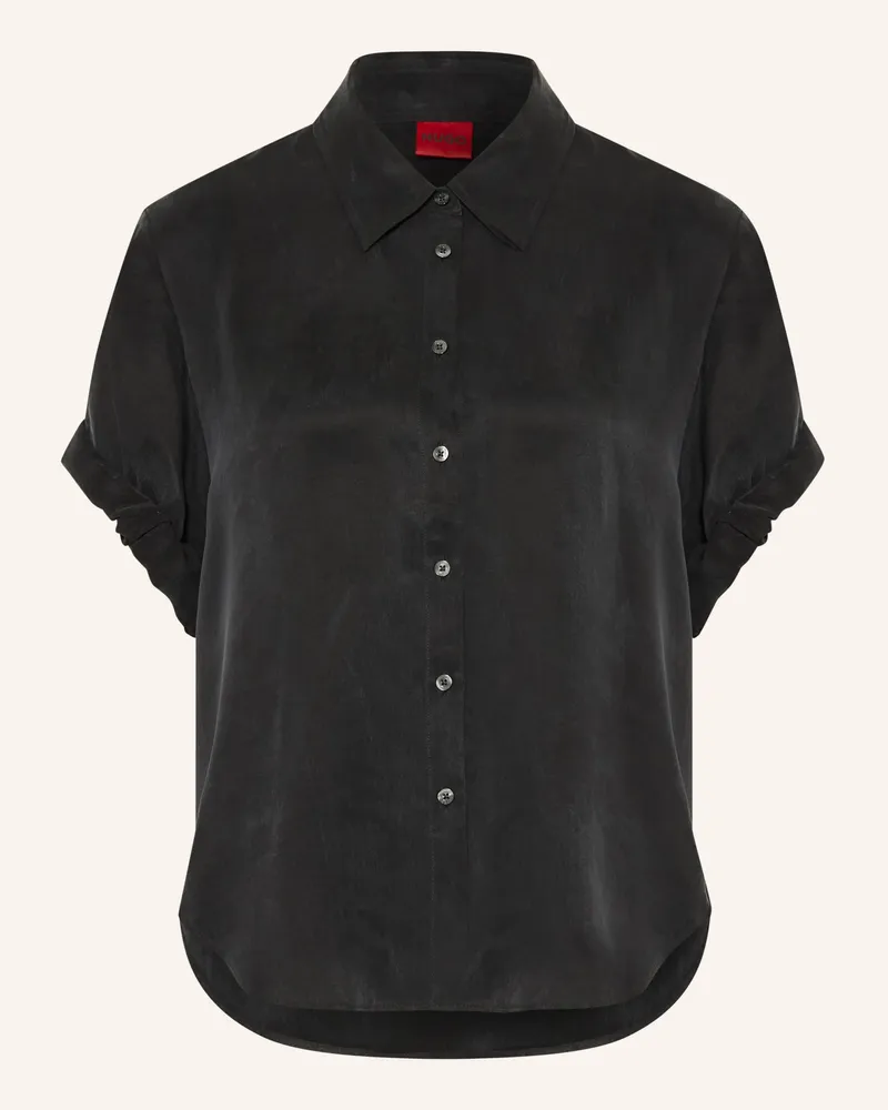 HUGO BOSS Hemdbluse ENCHANTED Schwarz