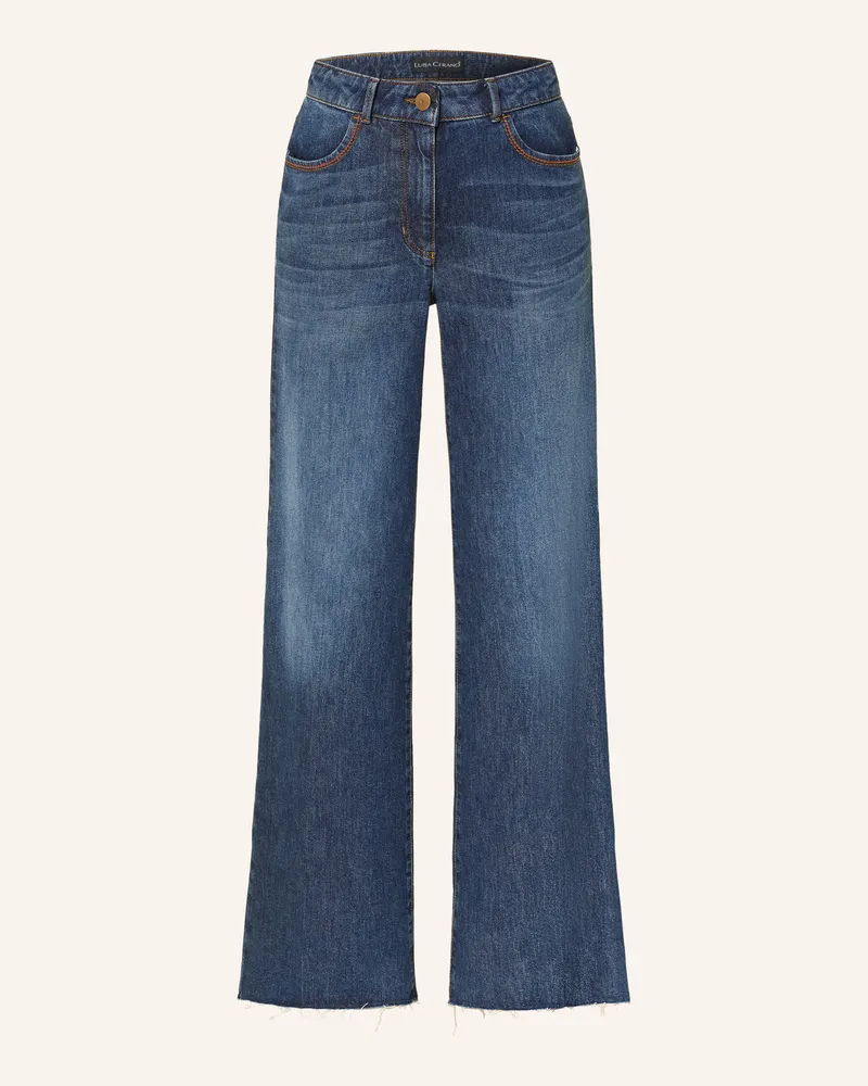 Luisa Cerano Flared Jeans blau 254
