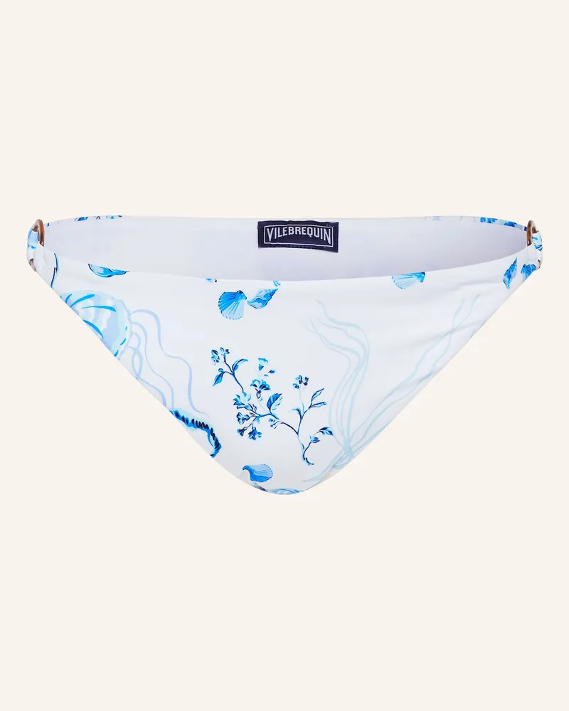 Vilebrequin Basic-Bikini-Hose MEDUSA AND SHELLS Weiss