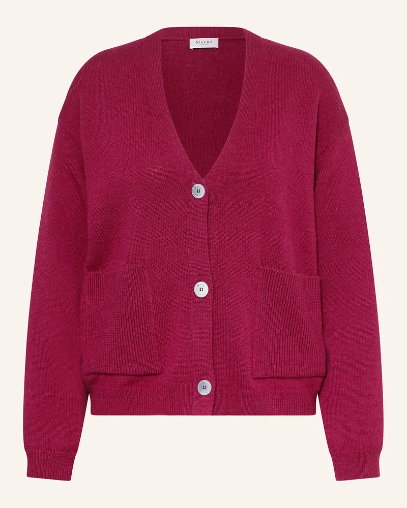 Maerz Strickjacke rot Dunkelrot