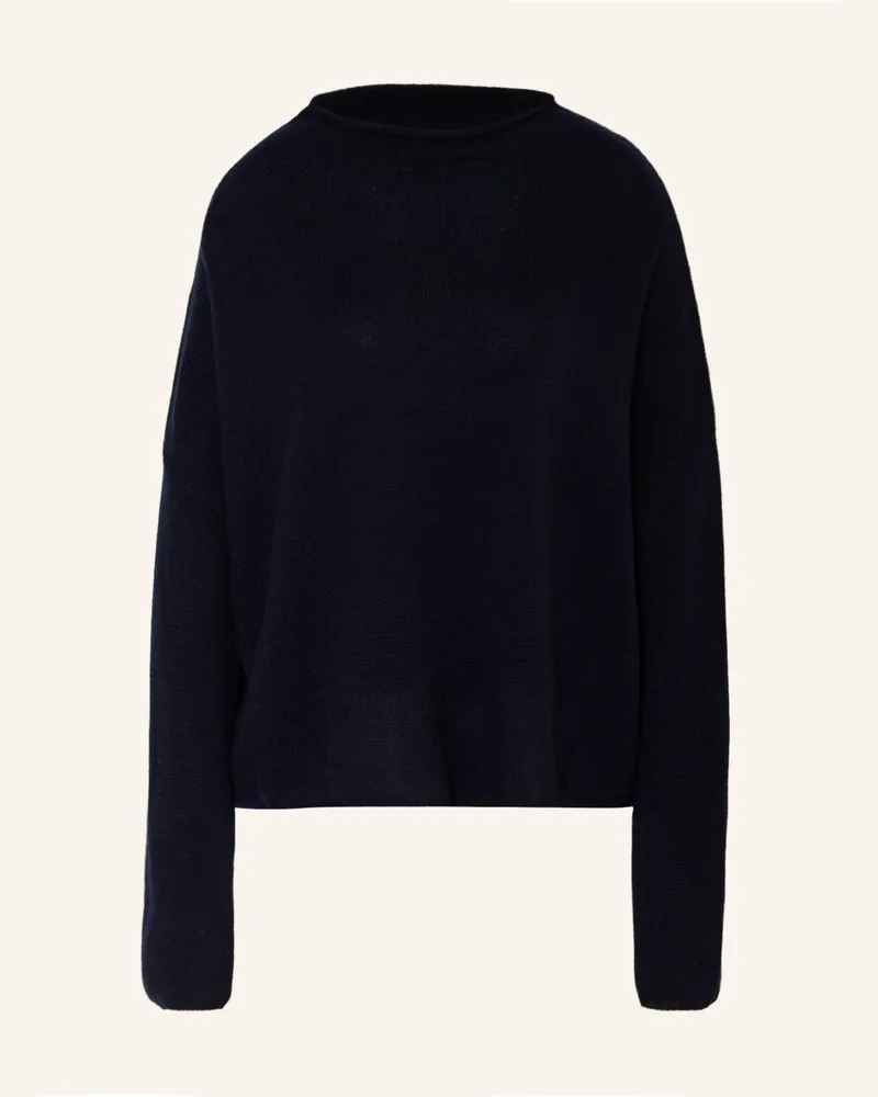 Lisa Yang Cashmere-Pullover Sandy blau Dunkelblau