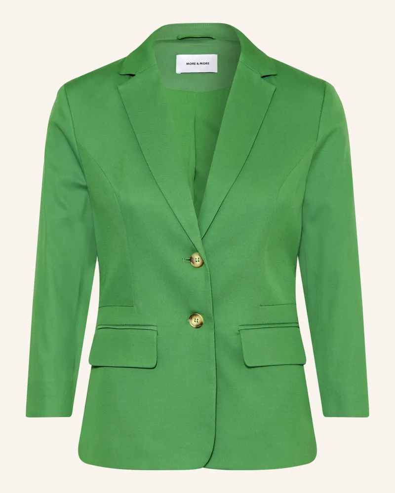 More & More Blazer Mit 3/4-Arm gruen Grün