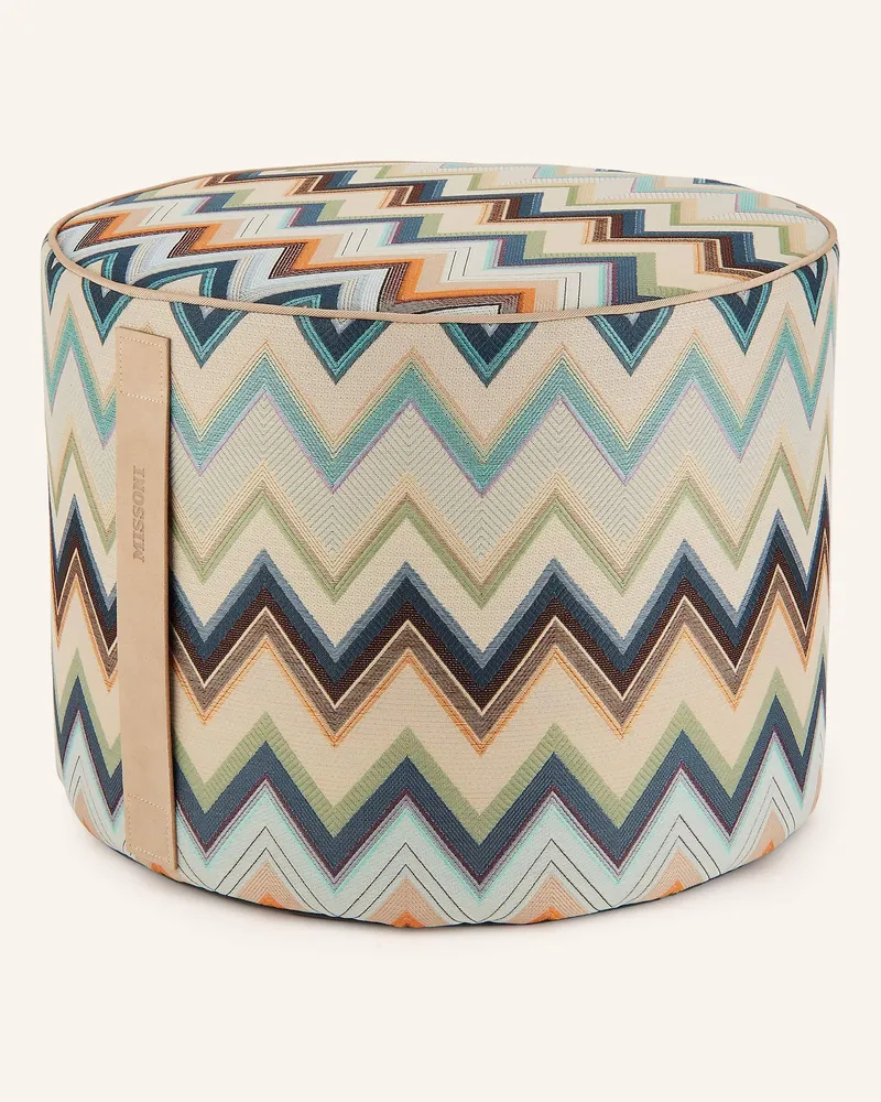 Missoni Home Pouf Agadir blau Blau