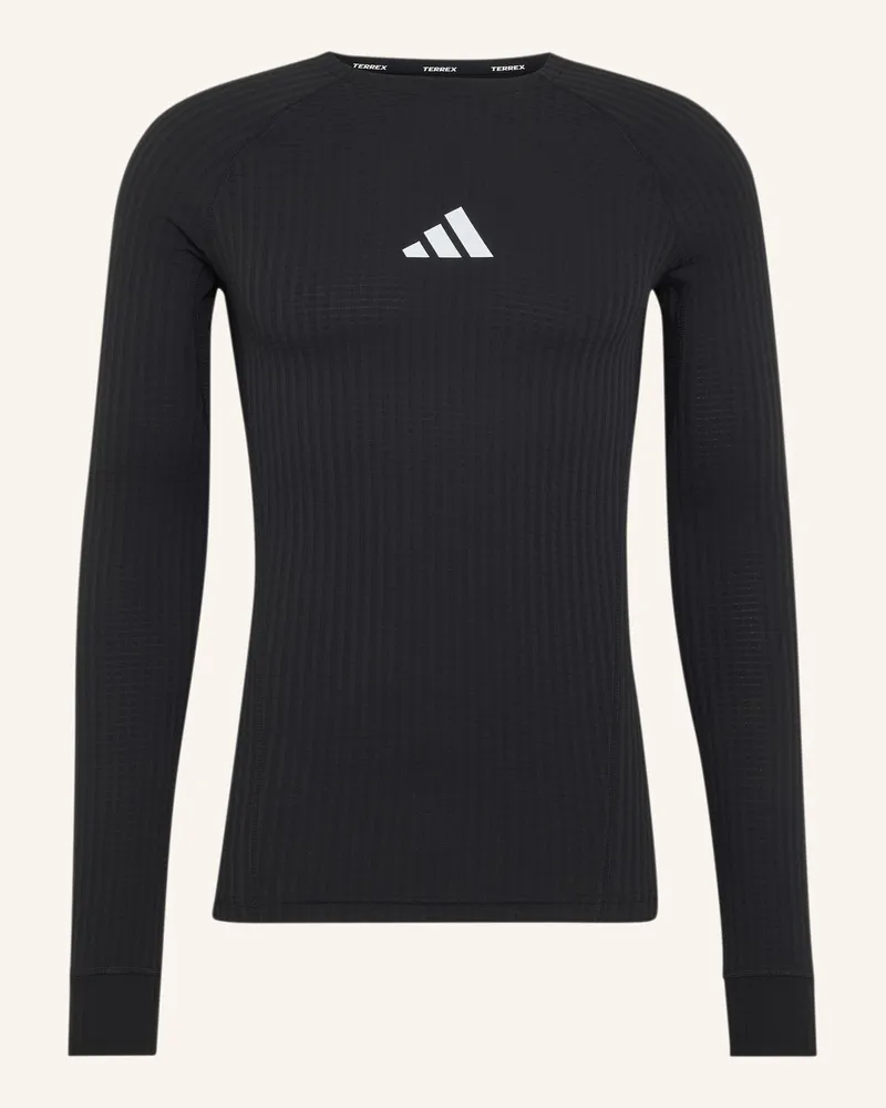 adidas Terrex Xperior clima365 Baselayer, Langärmelig schwarz Schwarz