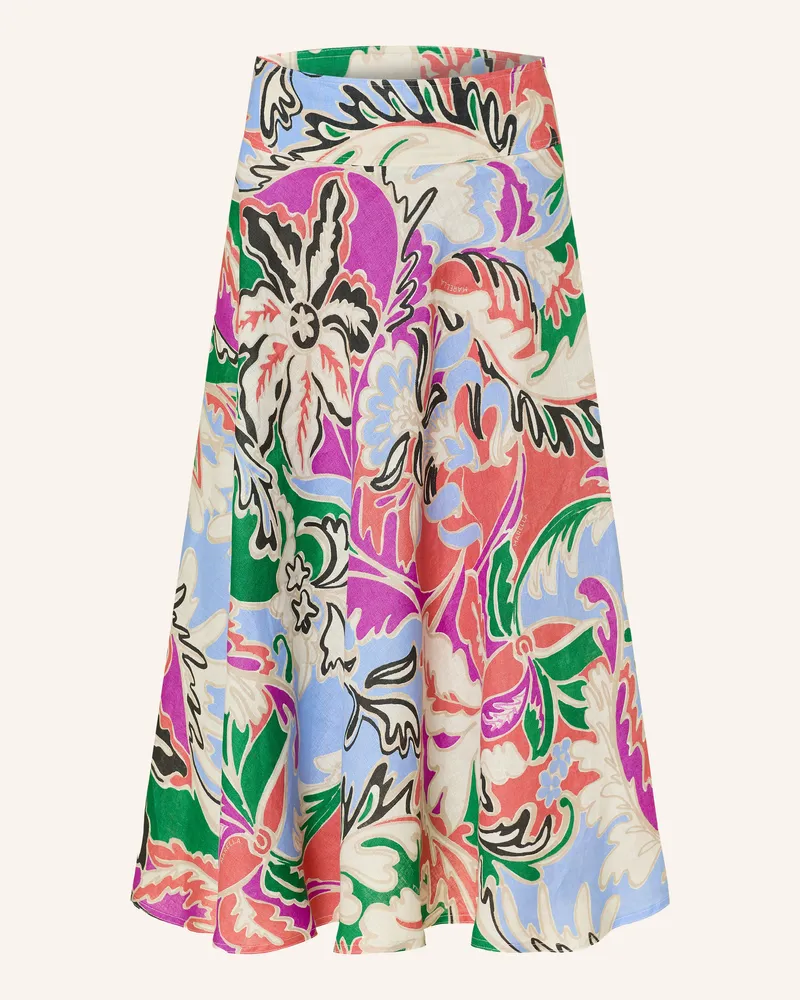 MARELLA Leinenrock Mlsospite blau Lila