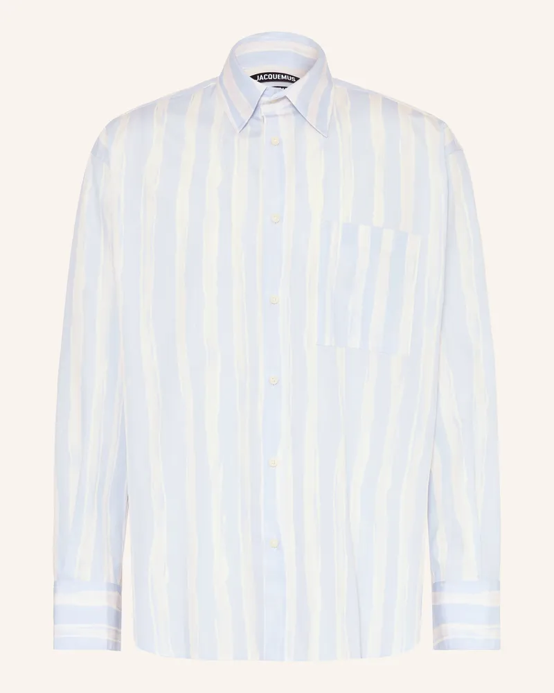 Jacquemus Hemd Le Paysan Comfort Fit blau Hellblau