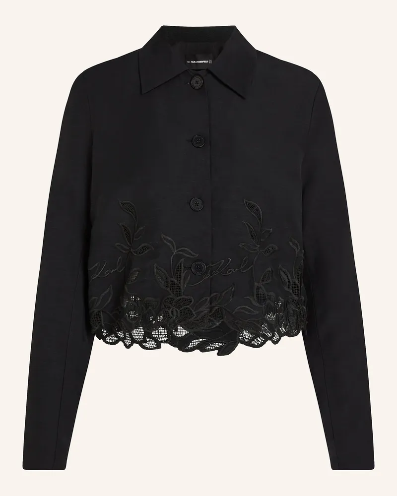 Karl Lagerfeld Jacke Schwarz