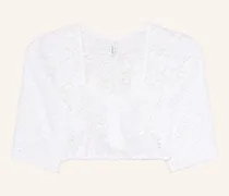 Dirndlbluse Aus Spitze weiss