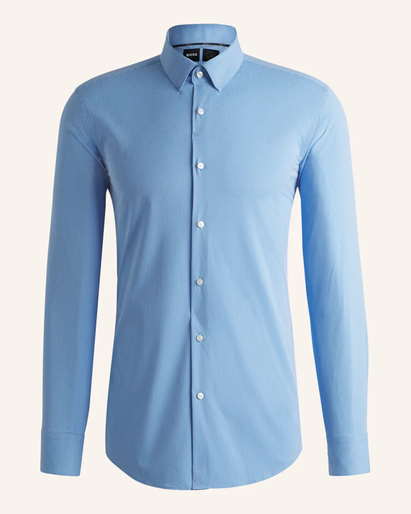 HUGO BOSS Business Hemd P-HANK-S-KENT-C1-222 Slim Fit Hellblau