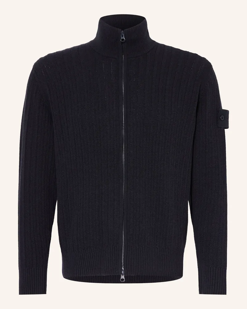 Stone Island Strickjacke Ghost schwarz Schwarz