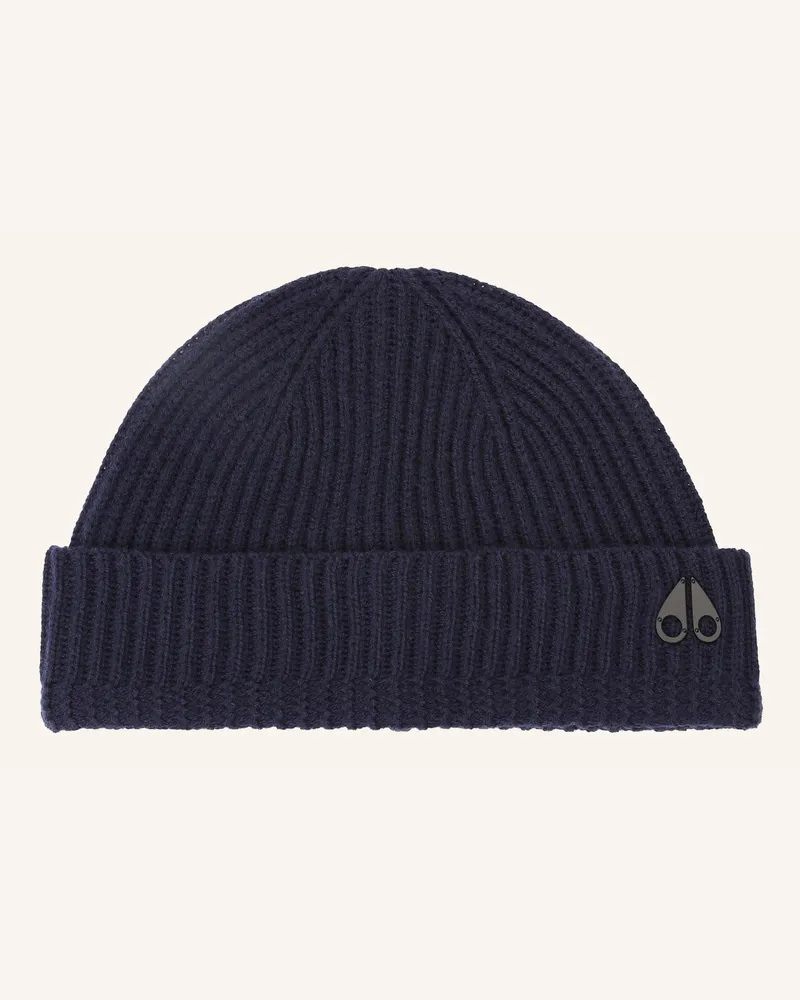 Moose Knuckles Mütze TRIMBLE Dunkelblau