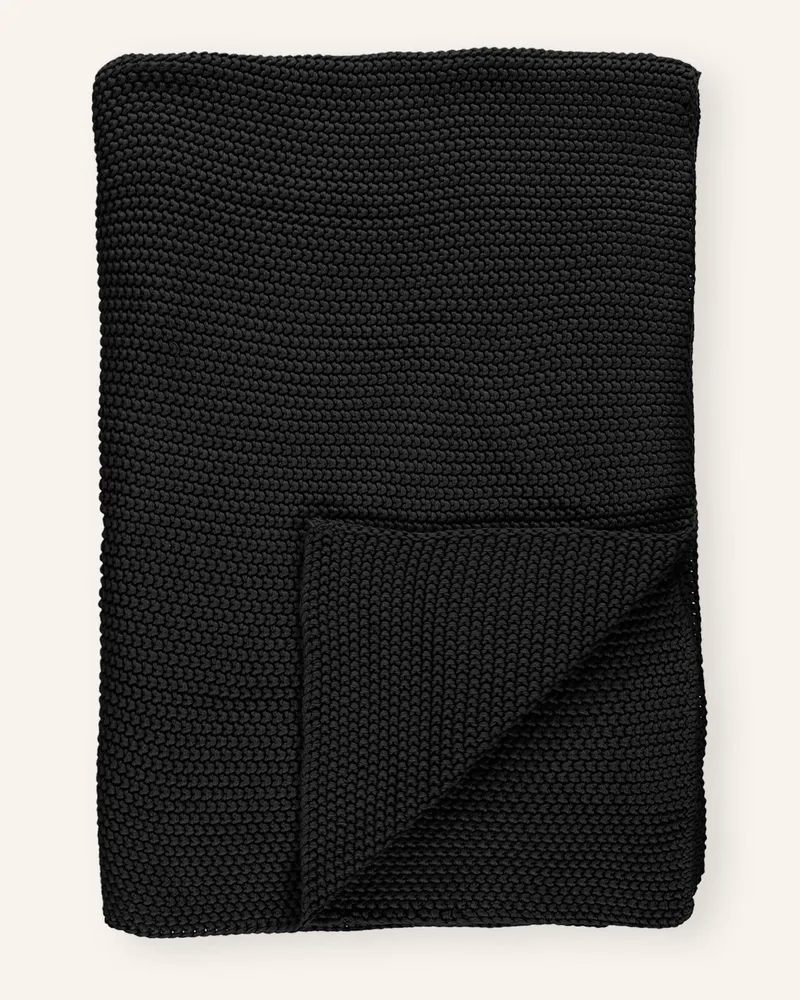 Marc O'Polo Plaid Nordic Knit schwarz Schwarz