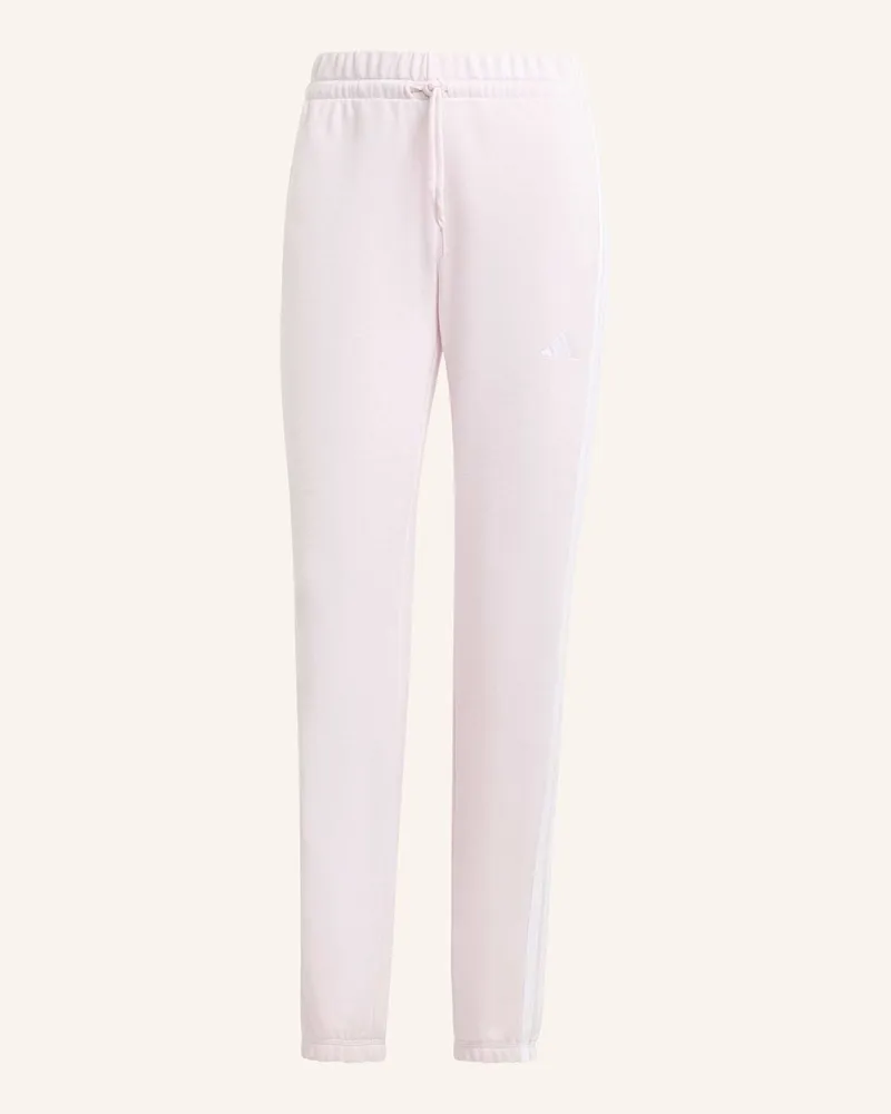 adidas Sweatpants Essentials 3-Streifen pink Weiss