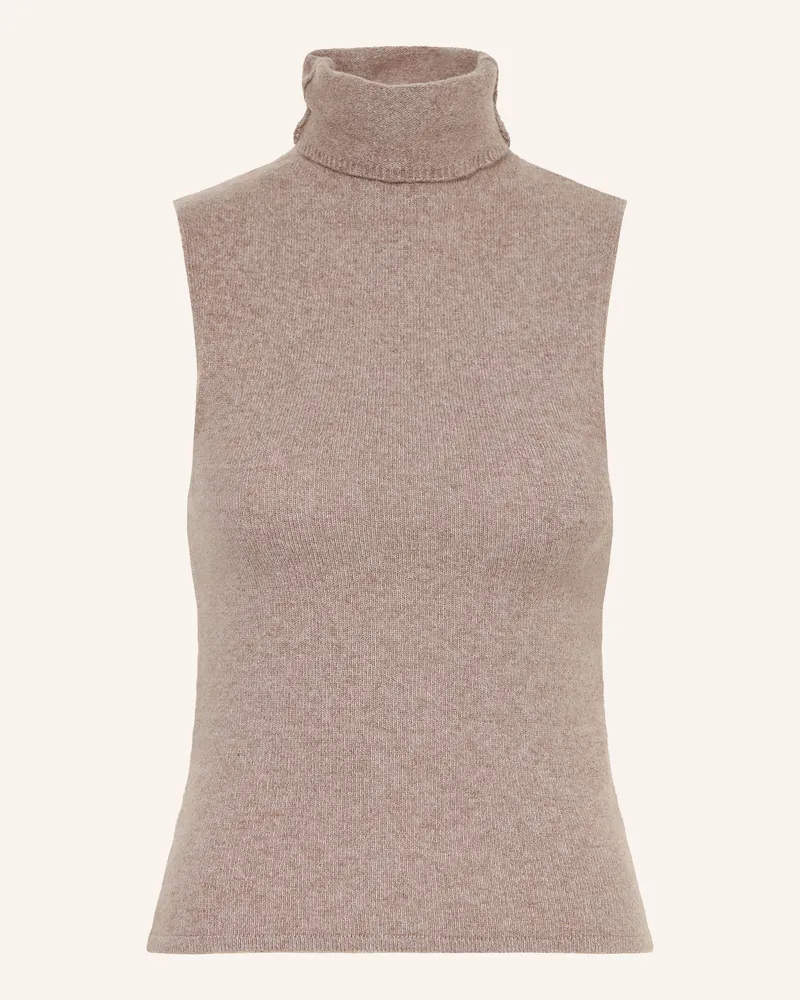 by Aylin Koenig Stricktop Nila Mit Merinowolle beige Taupe